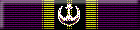 Veteran Service Ribbon with Platinum Pip