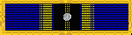Elite Service Ribbon with Gold Gilt Border and Diamond Device
